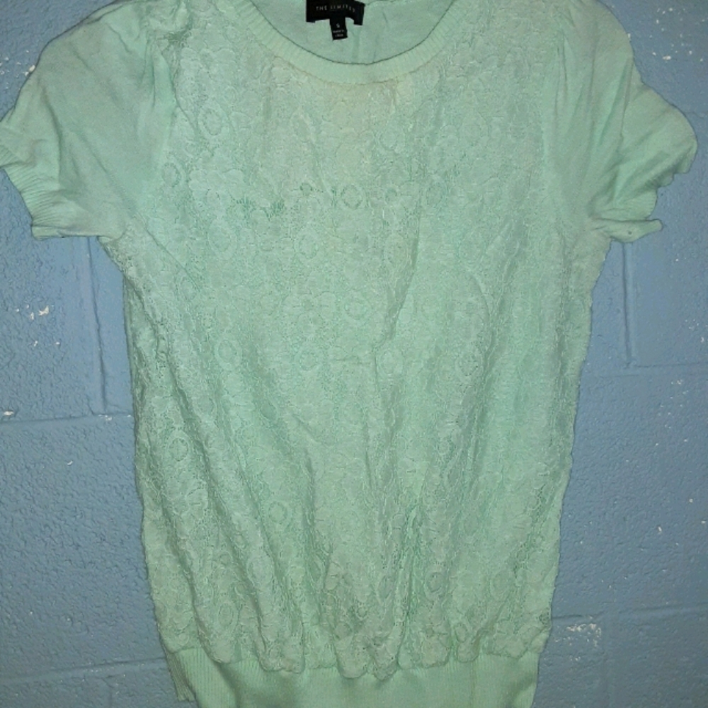 The limited, short sleeve teal